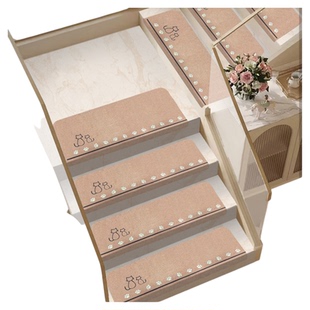 实木楼梯踏步垫防滑垫家用楼梯垫地毯免胶自粘脚垫地垫台阶贴垫子