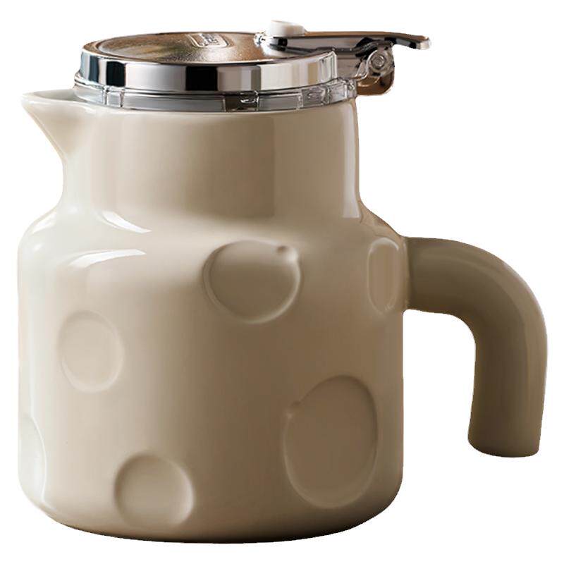 【高颜值】陶瓷茶壶茶水分离飘逸