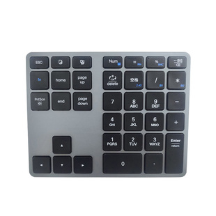 铝合金35键无线蓝牙数字小键盘带一键复制粘贴空格键财务会计办公