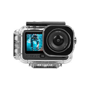 REYGEAK锐际适合大疆Action6磁吸防水壳60米深度潜水运动相机深度潜水壳横竖磁吸保护壳大疆action6配件