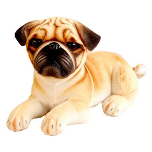 仿真狗狗毛绒玩具会叫米格鲁玩偶公仔斑点狗秋田犬哈士奇娃娃抱枕