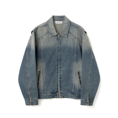 MilloArchive背褶牛仔夹外套克