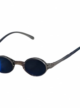 古着哥特蒸汽朋克小号椭圆太阳镜