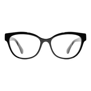 新品小香家黑色素颜眼镜架女时尚珍珠边框猫眼眼镜可配近视CH3440