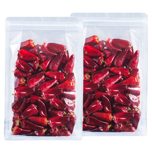 四川子弹头辣椒500g灯笼椒干辣椒朝天椒川菜调料中辣特香型干海椒