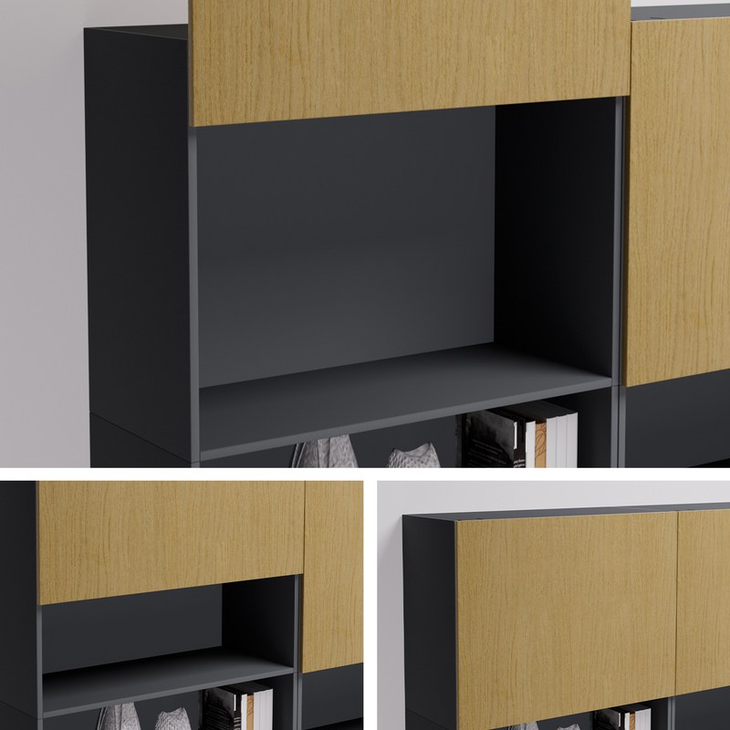 上下垂直升降滑轨移门五金橱柜吊柜单门移动悬停上升任意停配件