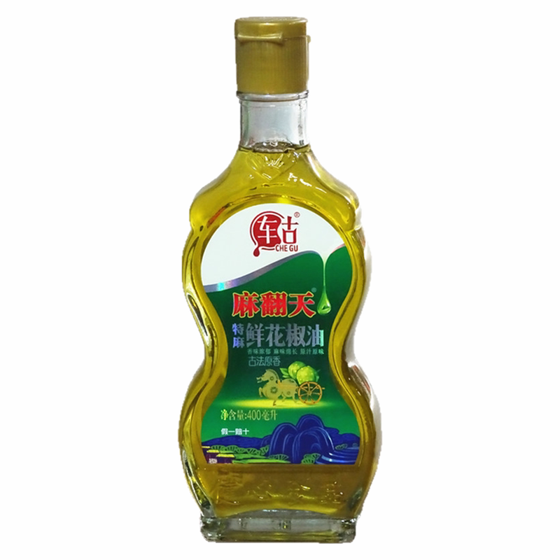 车古麻翻天鲜花椒油400ml包邮