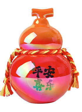 电镀炫彩福运大葫芦摆件