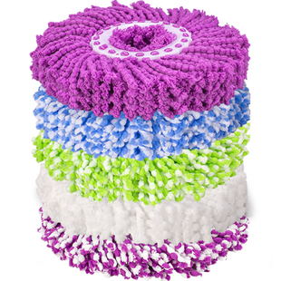 克罗格通用旋转拖把头布墩替换头棉拖把杆托把居家用两密加厚配件