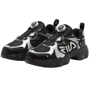 FILA斐乐儿童童鞋跑步鞋2025冬季新款男女中童旋钮扣运动鞋子猫爪