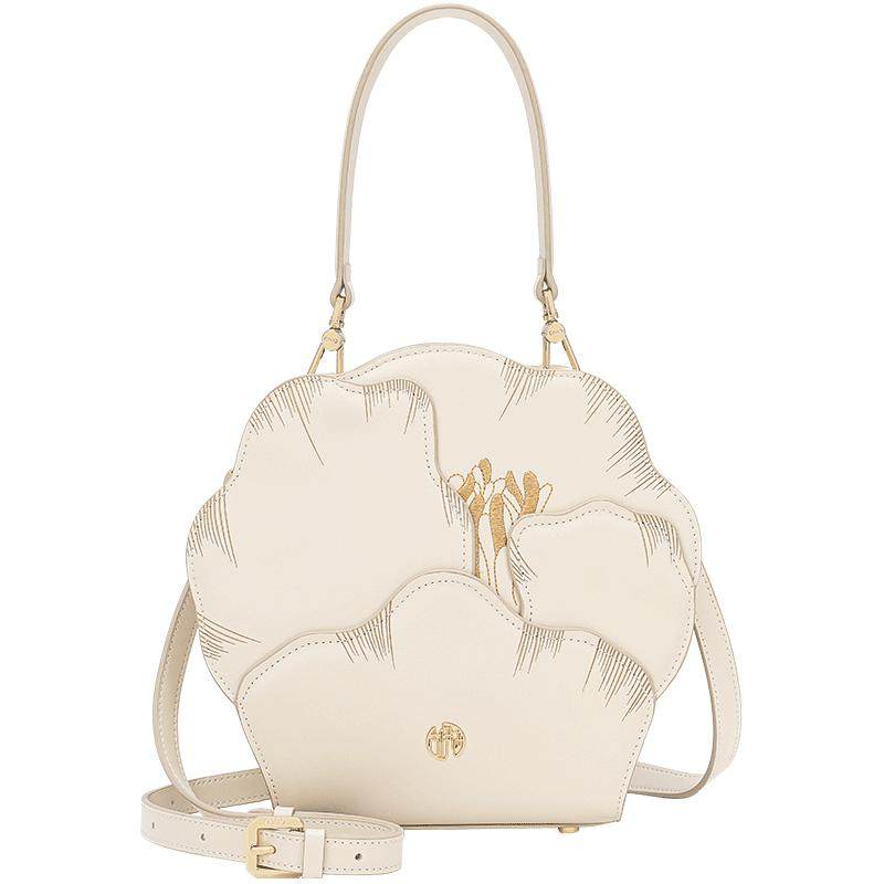【宝藏新品】国风刺绣花瓣包手提