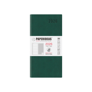 软面笔记本weeks手帐2026周计划本Agenda日程本周历48k手账软皮小笔记本简约随身记事本企业定做定制LOGO