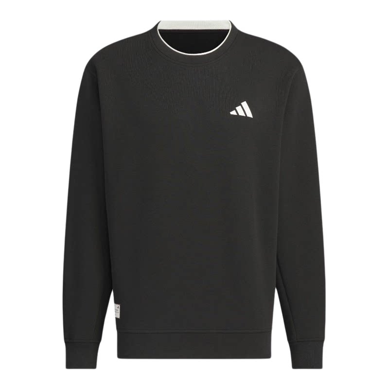 正品Adidas阿迪达斯运动套头衫运动卫衣男士韩版宽松针织圆领上衣