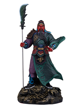 树脂关公武财神招财摆件