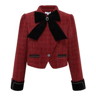 LULUALWAYS【商场同款】冬季新款气质名媛经典小香风百搭短外套