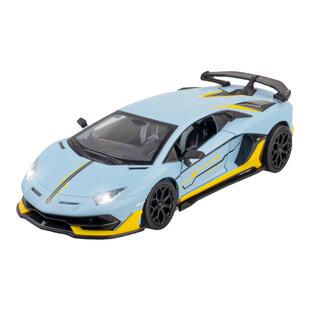 正版1比24兰博基尼埃文塔多svj63合金跑车模型男孩金属玩具车摆件