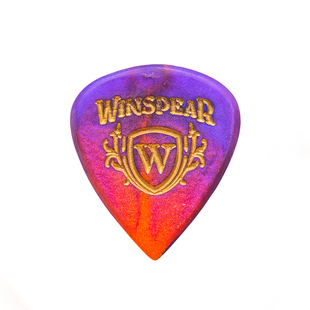 英国手工拨片Winspear牛骨牛角Shiv耐磨PEEK防滑速弹电吉他厚拨片