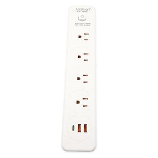 美标多功能智能排插座usb+type-c快充电排插座台湾接线板扩展插孔