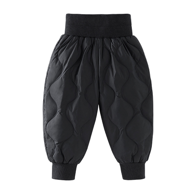 十月结晶粒粒阳光儿童羽绒裤冬季童装男童女童保暖裤冬装宝宝长裤