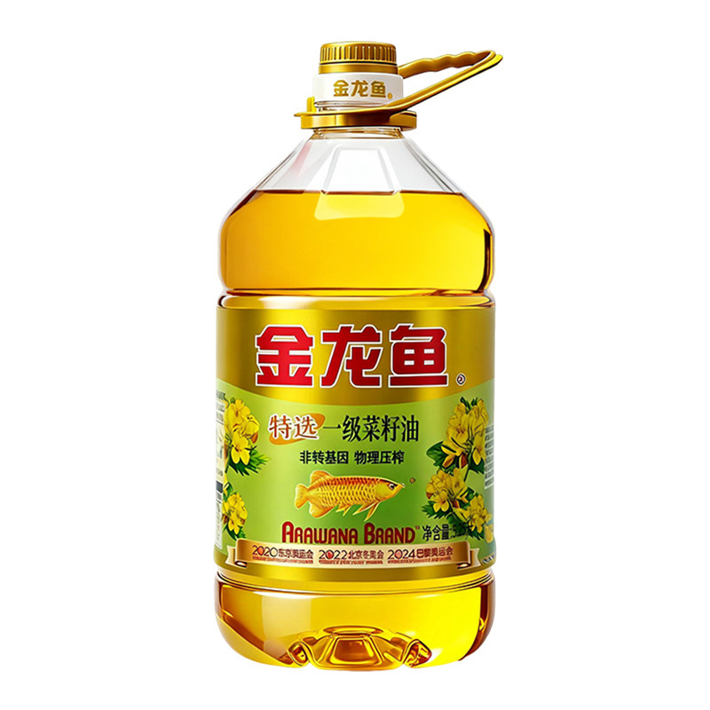 金龙鱼菜籽油5.25L特选一级菜籽油