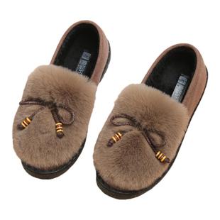 棉鞋老北京布鞋女软底冬女鞋秋冬新款加厚冬鞋毛毛鞋保暖女士鞋子