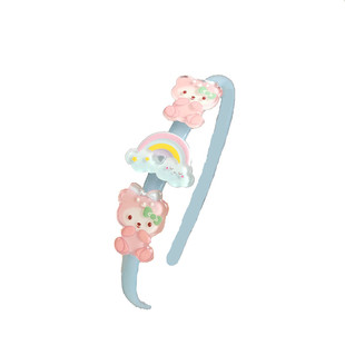 儿童亚克力发卡宝宝女童发箍可爱超萌韩国带齿头箍女防滑公主发饰