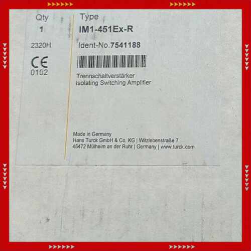 【问价】图尔克IM1-451EX-RIM36-11Ex-U/24V