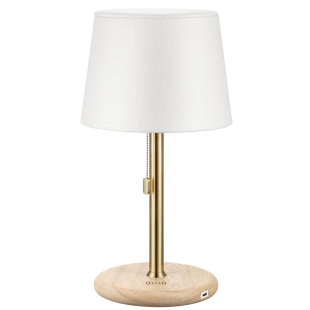 德国柏曼手机无线充电台灯 简约现代客厅卧室床头灯ins复古灯具