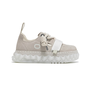 OETZI冰人奥兹果冻鞋女翻毛皮休闲鞋男厚底圆头丑萌鞋商场同款