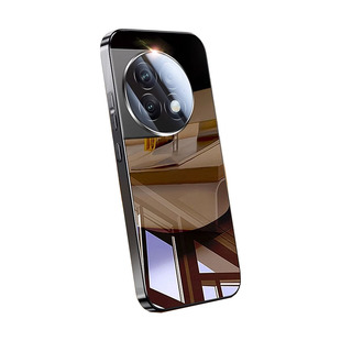 适用于一加13手机壳2025新款镜面玻璃1加12镜头全包Ace5pro超薄防摔1ace3高级感ace2男女情侣硅胶软手感散热