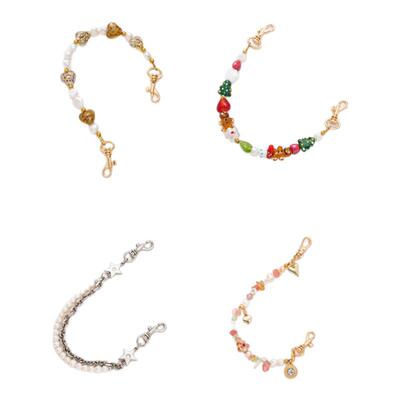 珍珠琉璃手提链条手机壳手拿链