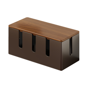 电源线理线盒桌面充电器数据线整理盒子多功能电源线插线板整理盒