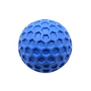 狗狗玩具球高弹力发声耐咬磨牙球洁齿橡胶球萨摩耶泰迪宠物蜂窝球