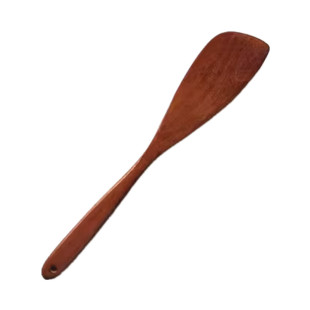 32cm榉木/栗木斜边煎饼铲子 家用不粘锅炒菜薄铲原木烹饪木制厨具