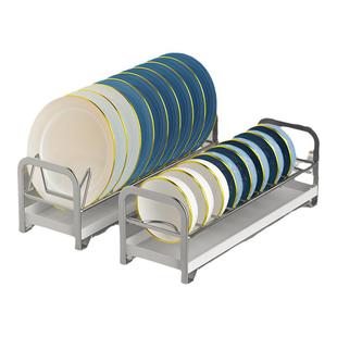 碗碟收纳架不锈钢碗架沥水碗盘架厨房窗台放碗碟子盘子沥碗置物架