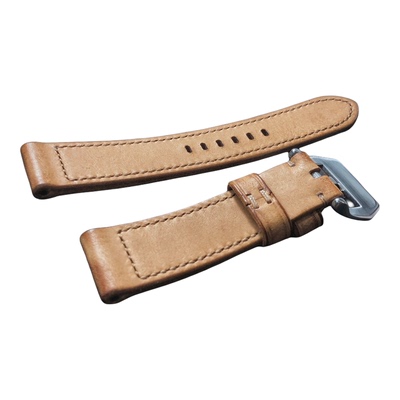 真皮表带复古原色牛皮