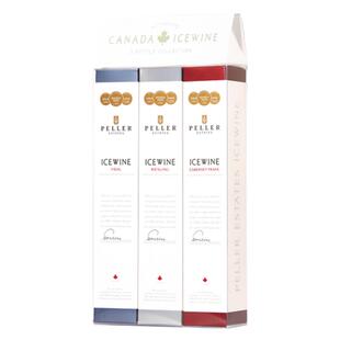 Peller冰酒加拿大VQA雷司令威代尔品丽珠冰葡萄酒三支装经典礼盒