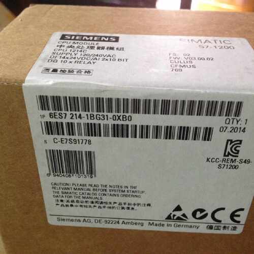 议价西门子紧凑型 CPU 6ES7 214-1BE30-0XB0升级6ES7214-1BG31-0X