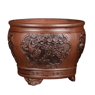 君子室内陶瓷中国风客厅陶瓷花盆