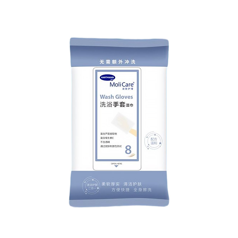 妙力可加热免洗手套湿巾8片/包