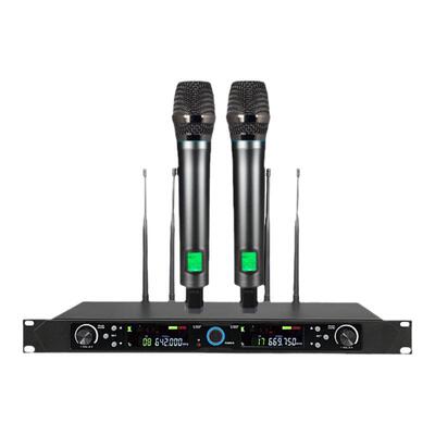 无线麦克风话筒一拖二高保真防啸叫U段家庭K歌KTV专业舞台演出麦