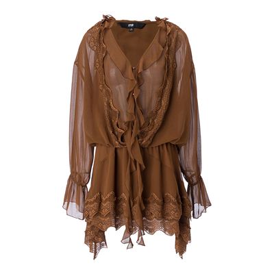 波西米亚度假风复古浪漫女连衣裙