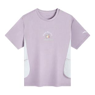 户外WWF系列安踏儿童女童短袖衫2026年夏季新款气中大童圆领T恤