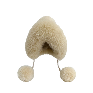 水貂毛护耳皮草雷锋帽女士冬季保暖貂皮帽子狐狸毛可爱甜美显脸小