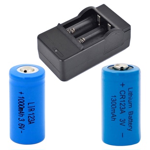 澳芯科巡更棒电池充电电池LIR123A巡更机电池一次性电池CR123A