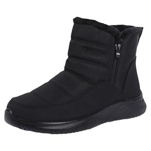 回力棉鞋男冬季保暖加绒加厚爸爸老人新款雪地靴男款防水防滑棉靴