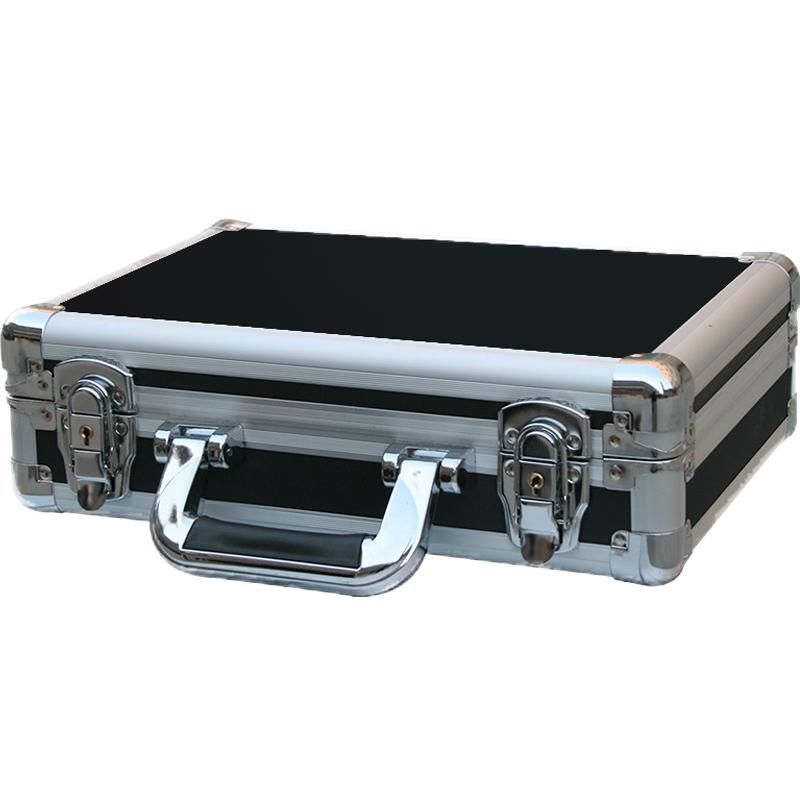 长旅铝合金搭扣锁手提箱防震仪器设备工具收纳箱缓震减震铝箱定制