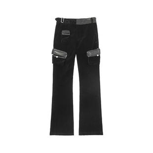 The Last Redemption 男士休闲灯芯绒喇叭工装裤 301460