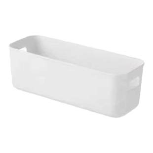 桌面宿舍收纳盒长条窄长型长方形亚克力透明杂物小物件抽屉分隔盒