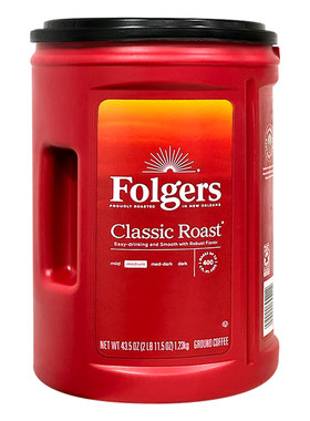 Folgers福爵中度烘焙咖啡粉
